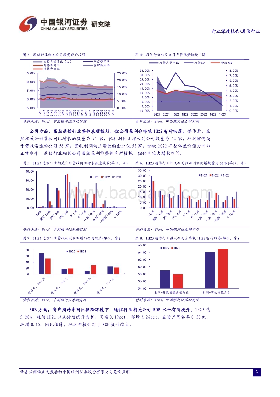 20230913_银河证券_通信行业研究报告：通信中报营收质量边际改善AI和算力催生长期成长性显现_26页.pdf_第4页