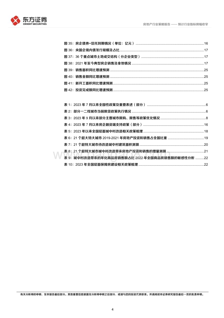 20231122_东方证券_房地产行业2024年度投资策略：预计行业指标降幅收窄_28页.pdf_第4页