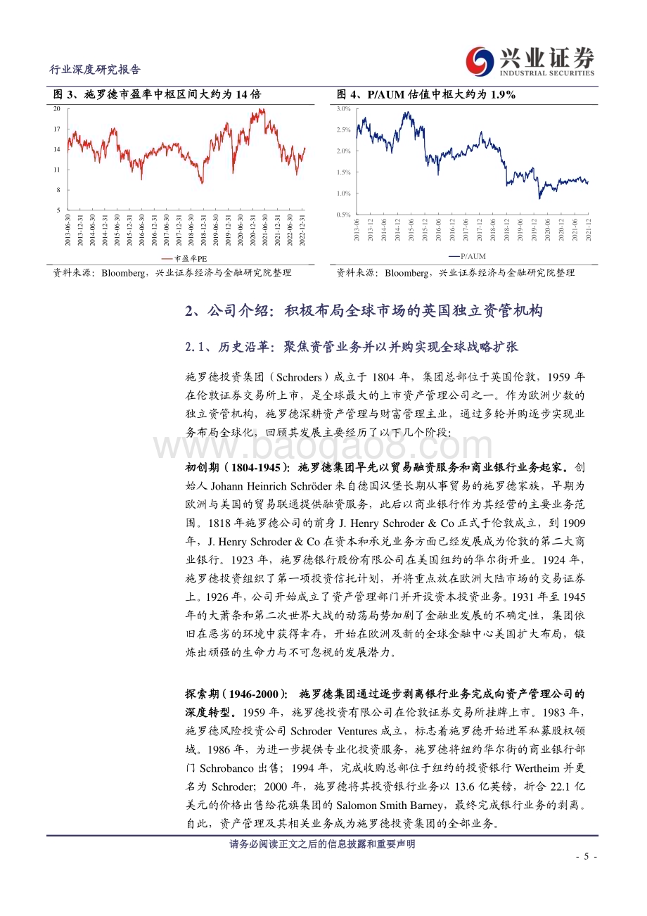 20230330_兴业证券_非银金融行业证券研究报告：英国篇以资管和财富相互促进的施罗德投资_30页.pdf_第5页