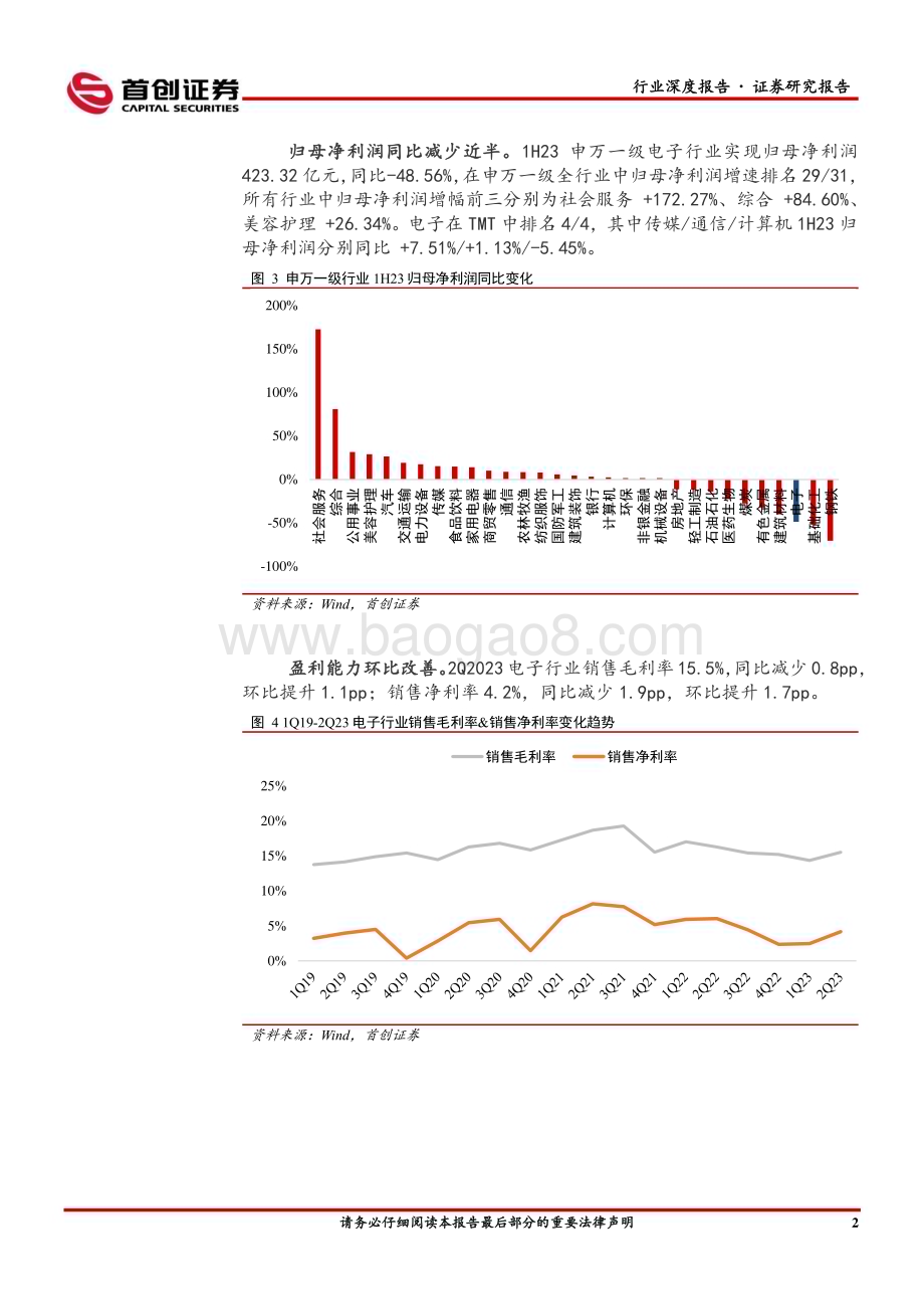 20231016_首创证券_电子行业证券研究报告分析：基本面逐步探底静待后续复苏_25页.pdf_第5页
