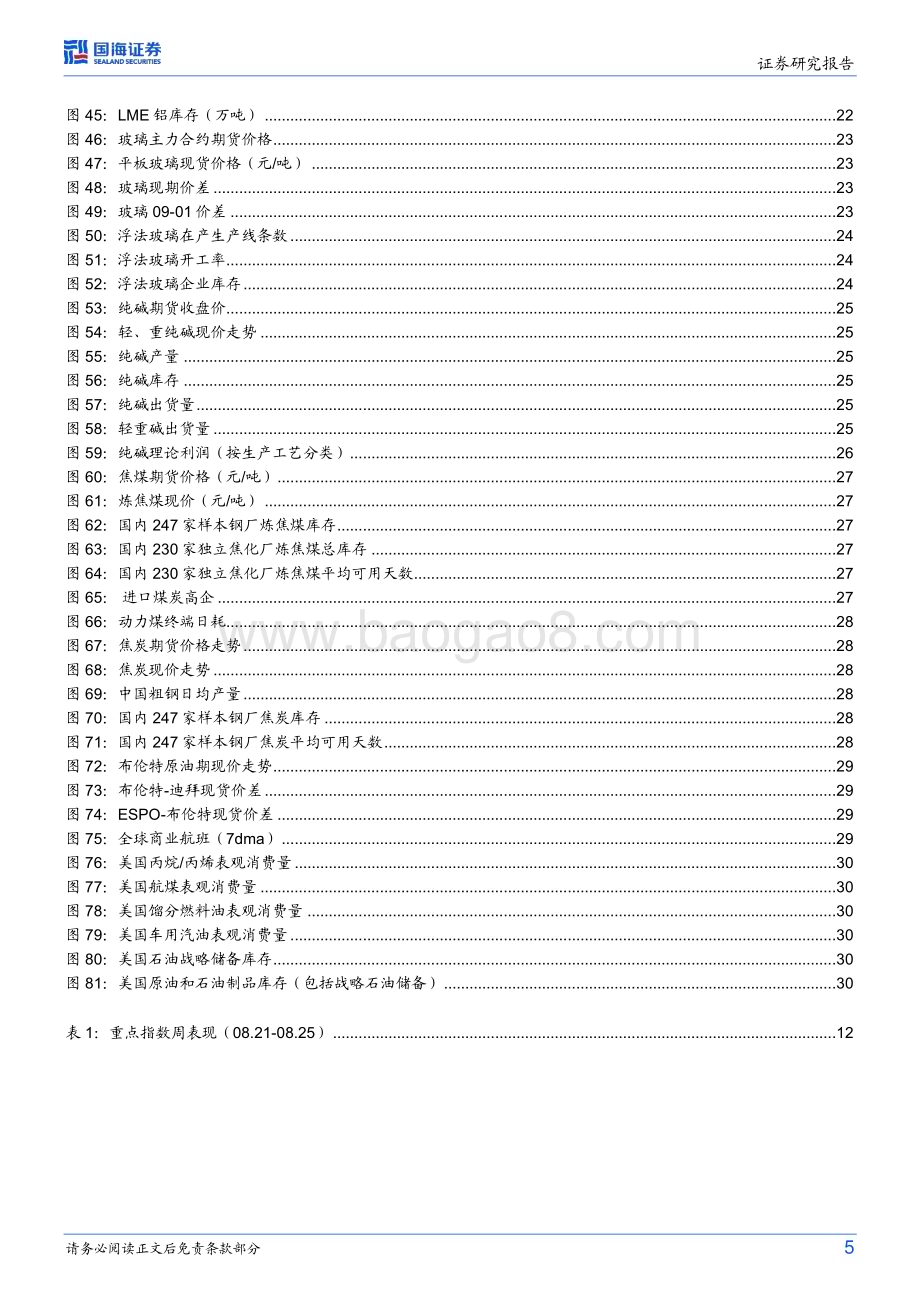 20230827_国海证券_钢铁和大宗商品专题及行业周报：南华工业品指数强势运行是否对应实体需求好转？_37页.pdf_第5页