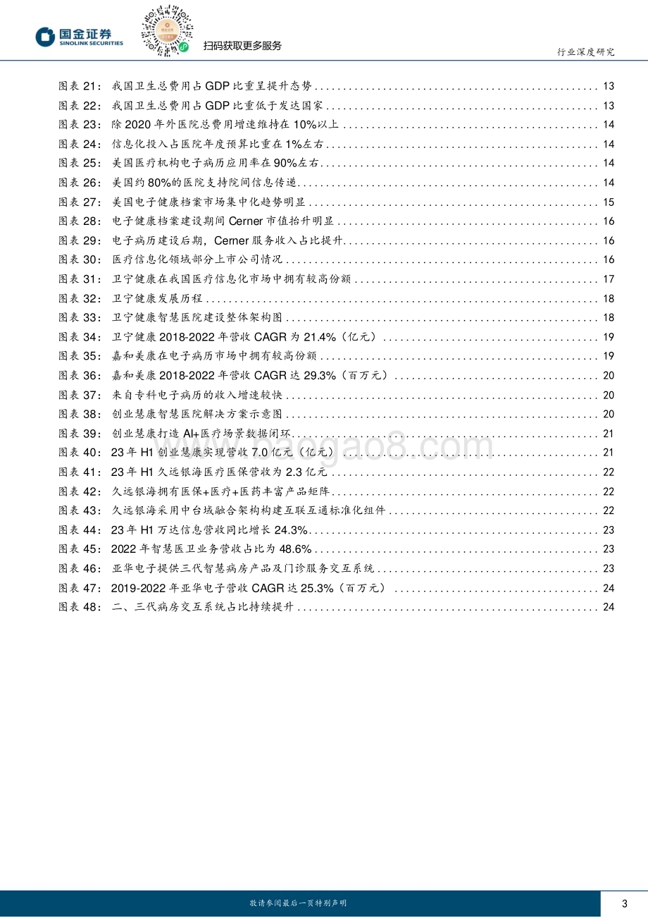 20230926_国金证券_计算机行业医院信息化：“以评促建”空间广阔龙头份额有望提升_26页.pdf_第3页