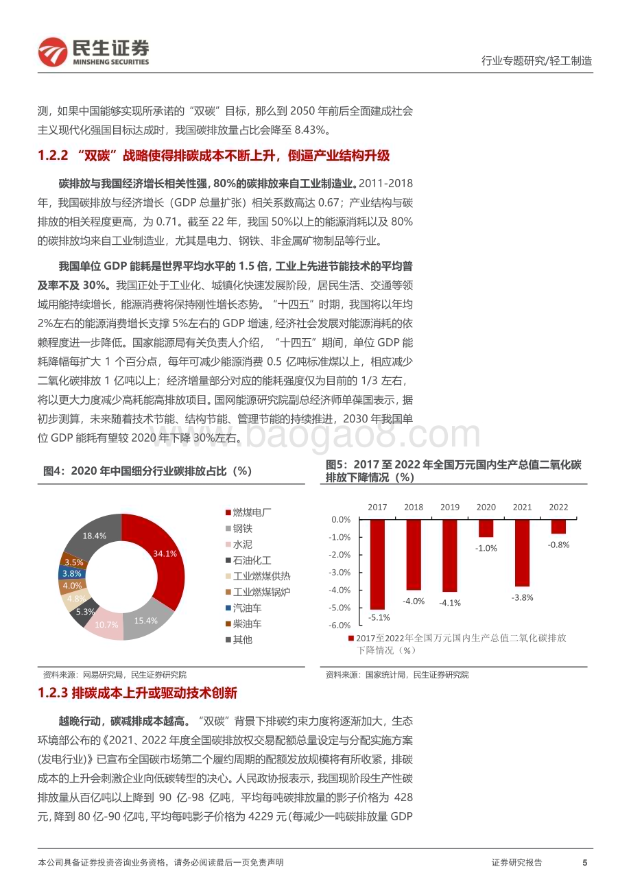 20230330_民生证券_轻工制造行业证券研究报告：“碳中和“专题报告_46页.pdf_第5页