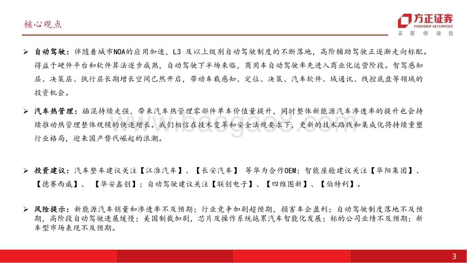 20231020_方正证券_汽车行业证券研究报告：紧跟智能化主线智能座舱+自动驾驶双向引领_58页.pdf_第3页