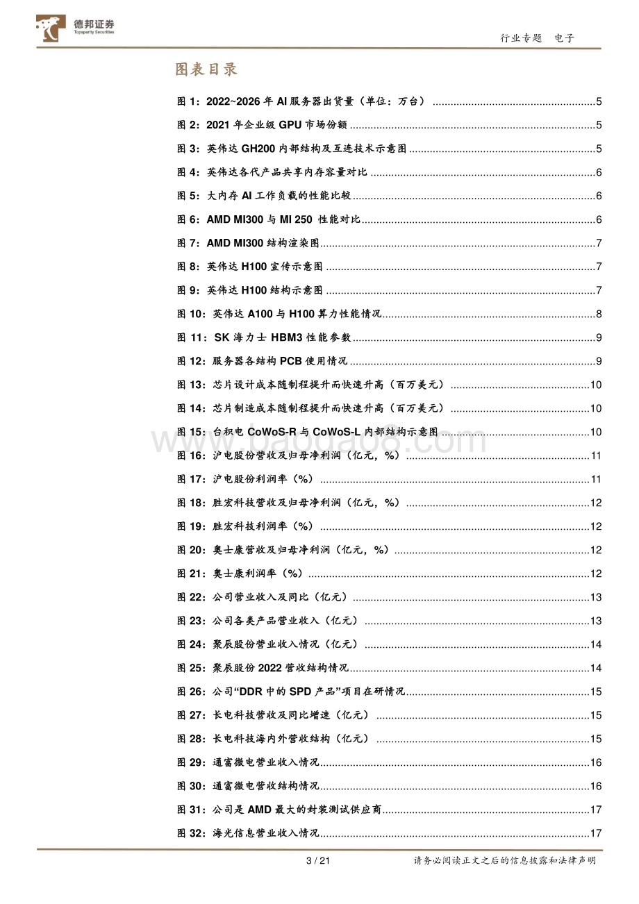 20230810_德邦证券_电子行业专题报告：GPU龙头产品迭代不断产业链各环节持续催化_21页.pdf_第3页