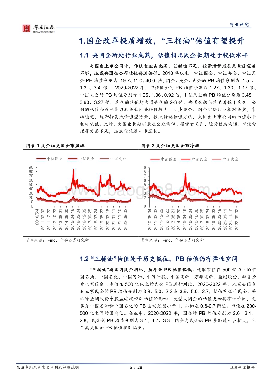 20230717_华安证券_基础化工行业“中特估”系列研究报告：“三桶油”释放改革红利油气央企价值有望重塑_26页.pdf_第5页