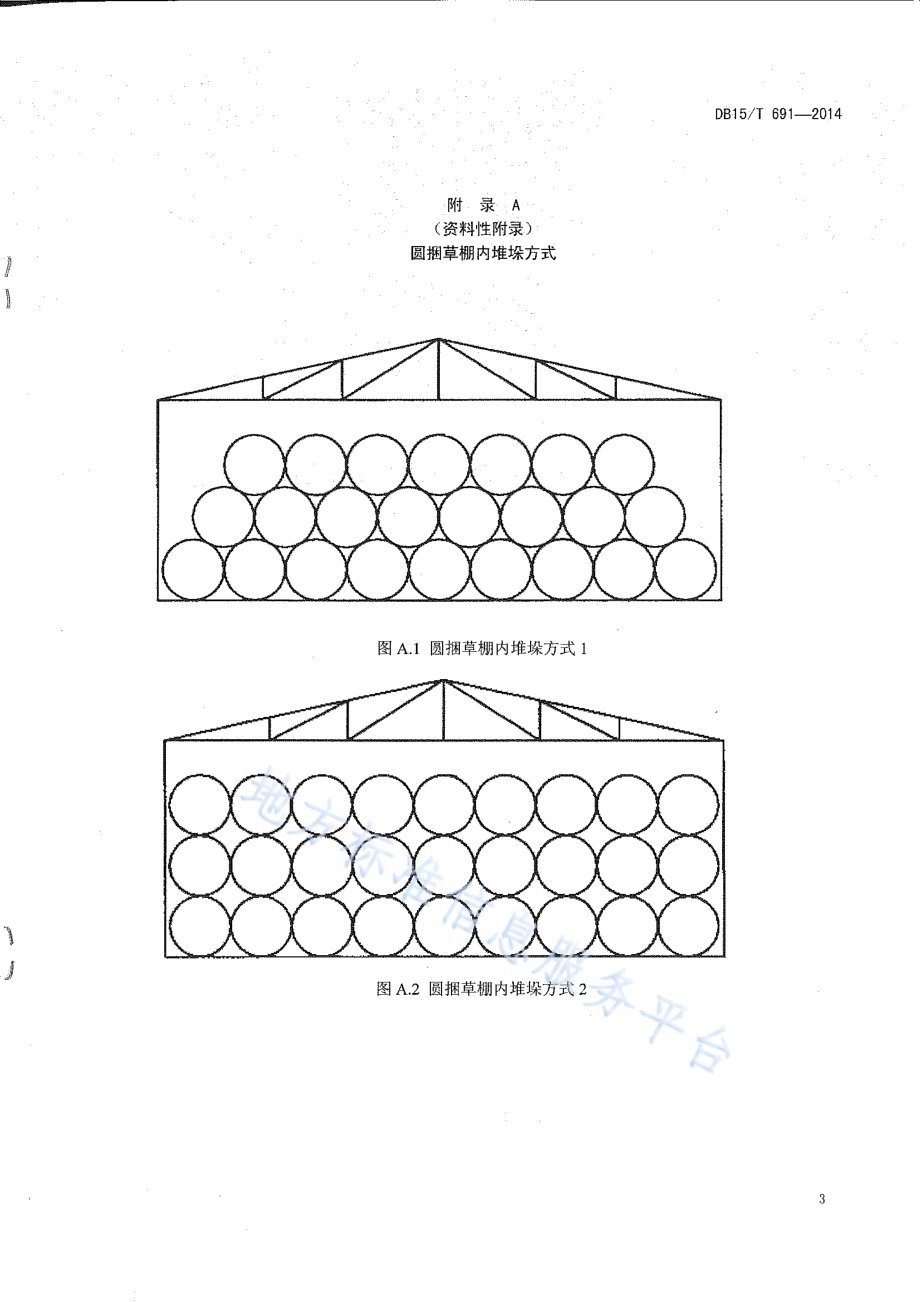 草甸草原天然牧草圆干草捆调制技术规程DB15／T 691-2014.pdf_第5页
