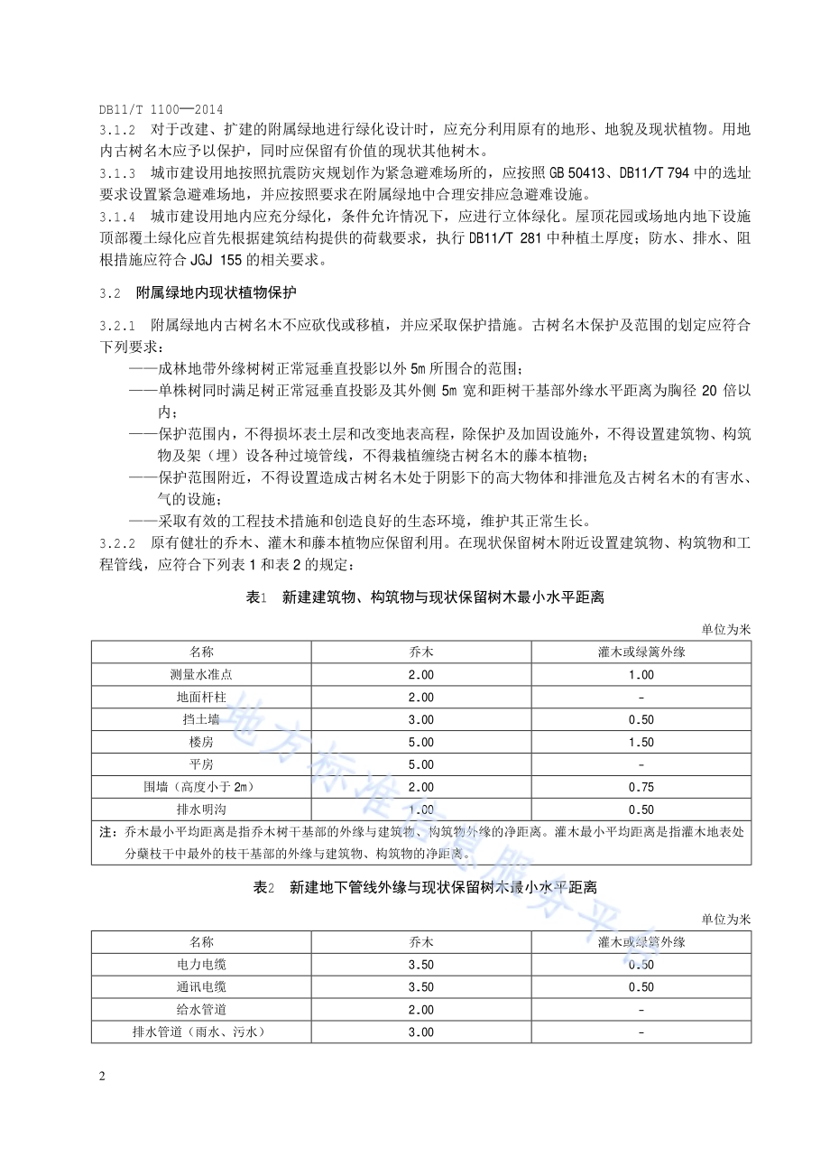 城市附属绿地设计规范DB11／T 1100-2014.pdf_第5页