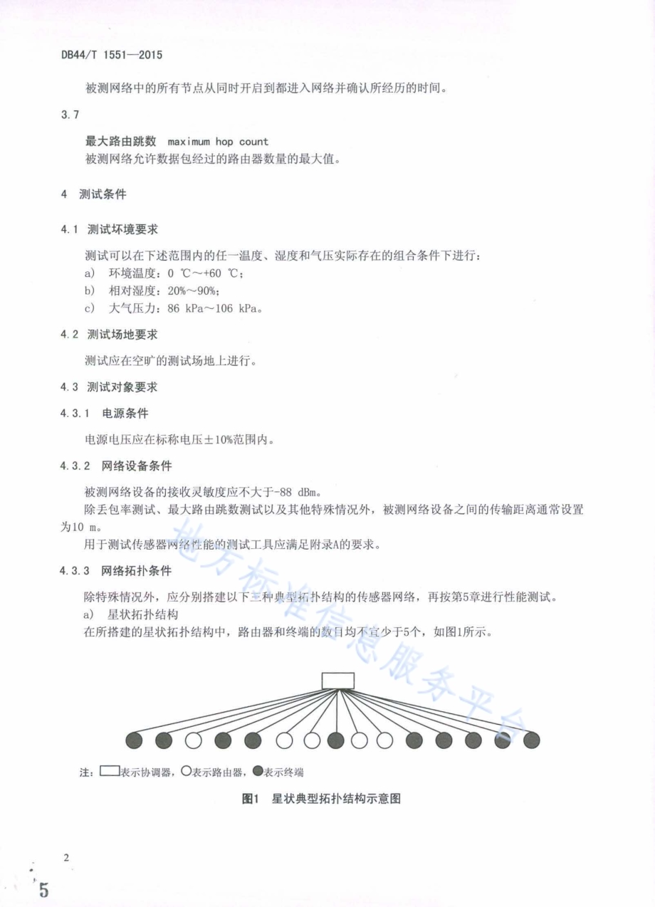 传感器网络主要性能指标测试方法DB44／T 1551-2015.pdf_第5页