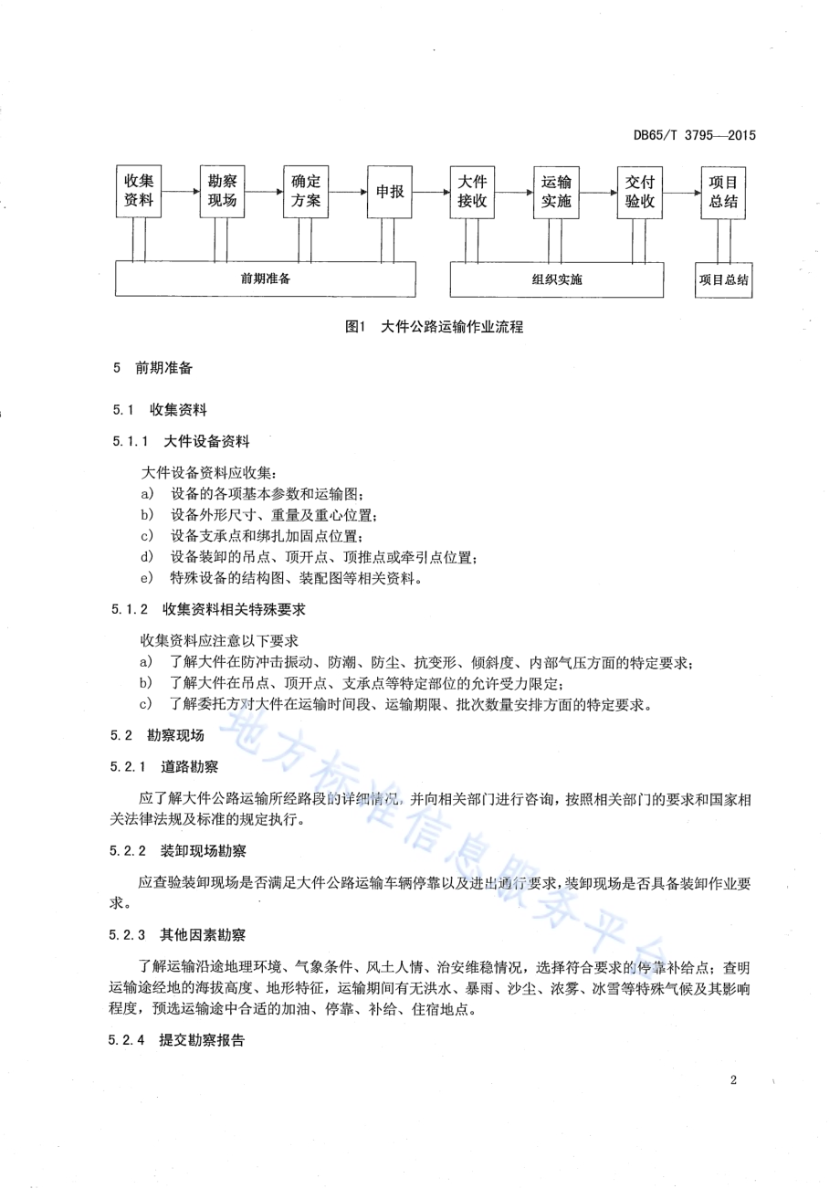 物流大件公路运输服务规范DB65／T 3795-2015.pdf_第4页