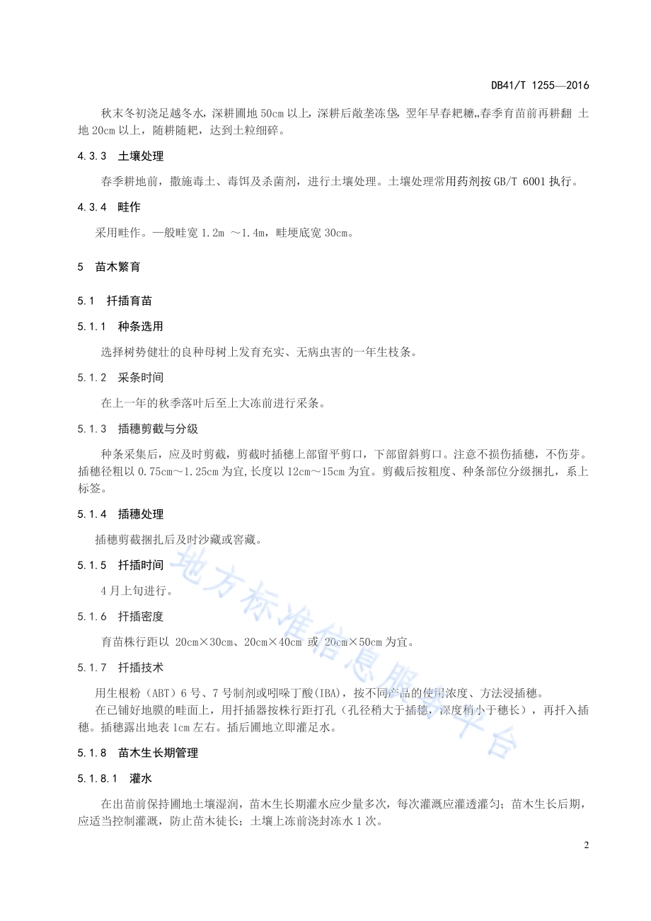 以色列软籽石榴育苗技术规程DB41／T 1255-2016.pdf_第4页