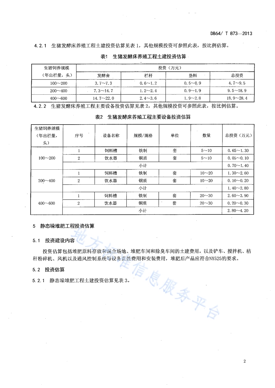 农村畜禽养殖污染防治项目投资指南DB64／T 873-2013.pdf_第4页