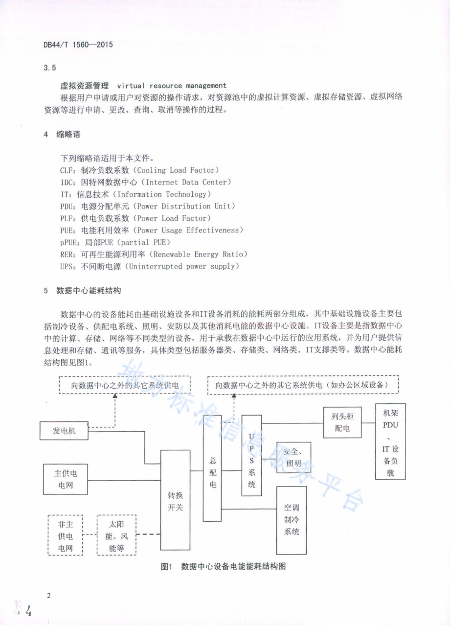 云计算数据中心能效评估方法DB44／T 1560-2015.pdf_第4页