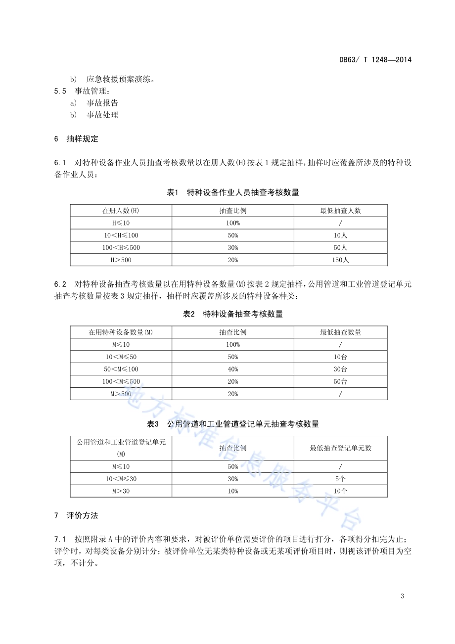 特种设备安全使用管理评价细则DB63／T 1248-2014.pdf_第5页