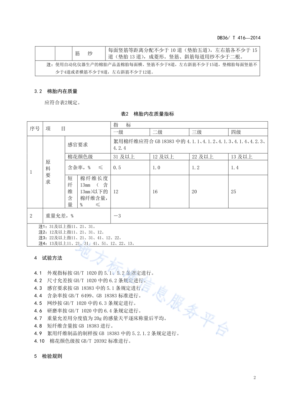 集团购买棉胎DB36／T 416-2014.pdf_第4页