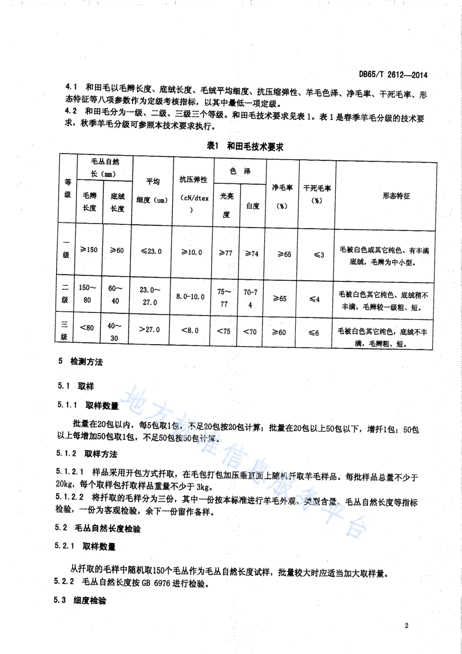 和田毛DB65／T 2612-2014.pdf_第4页