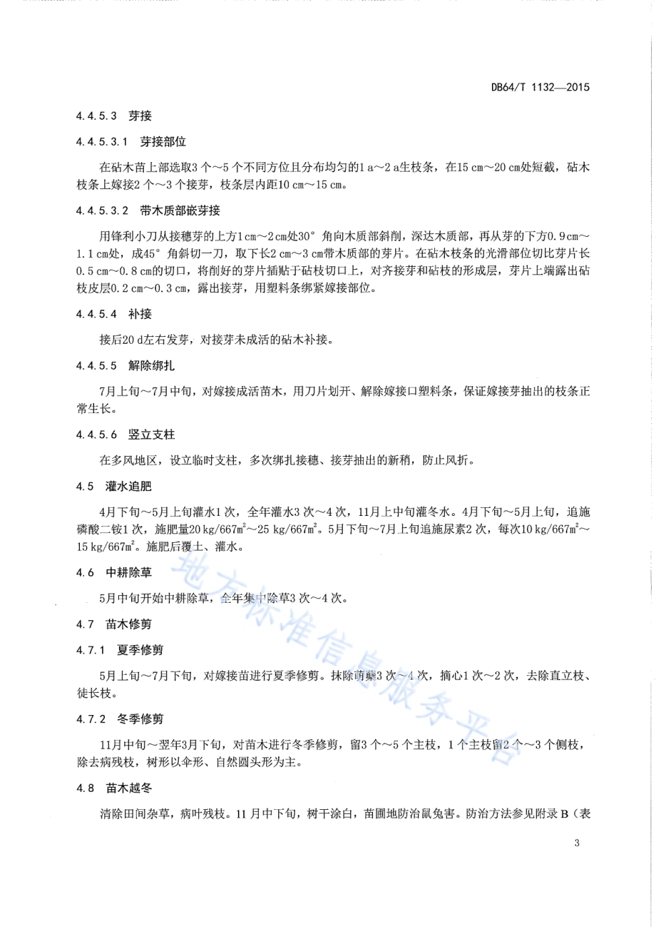 龙爪槐育苗及造林绿化技术规程DB64／T 1132-2015.pdf_第5页