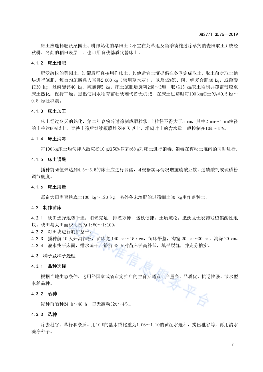 水稻机械插秧栽培技术规范DB37／T 3576-2019.pdf_第5页