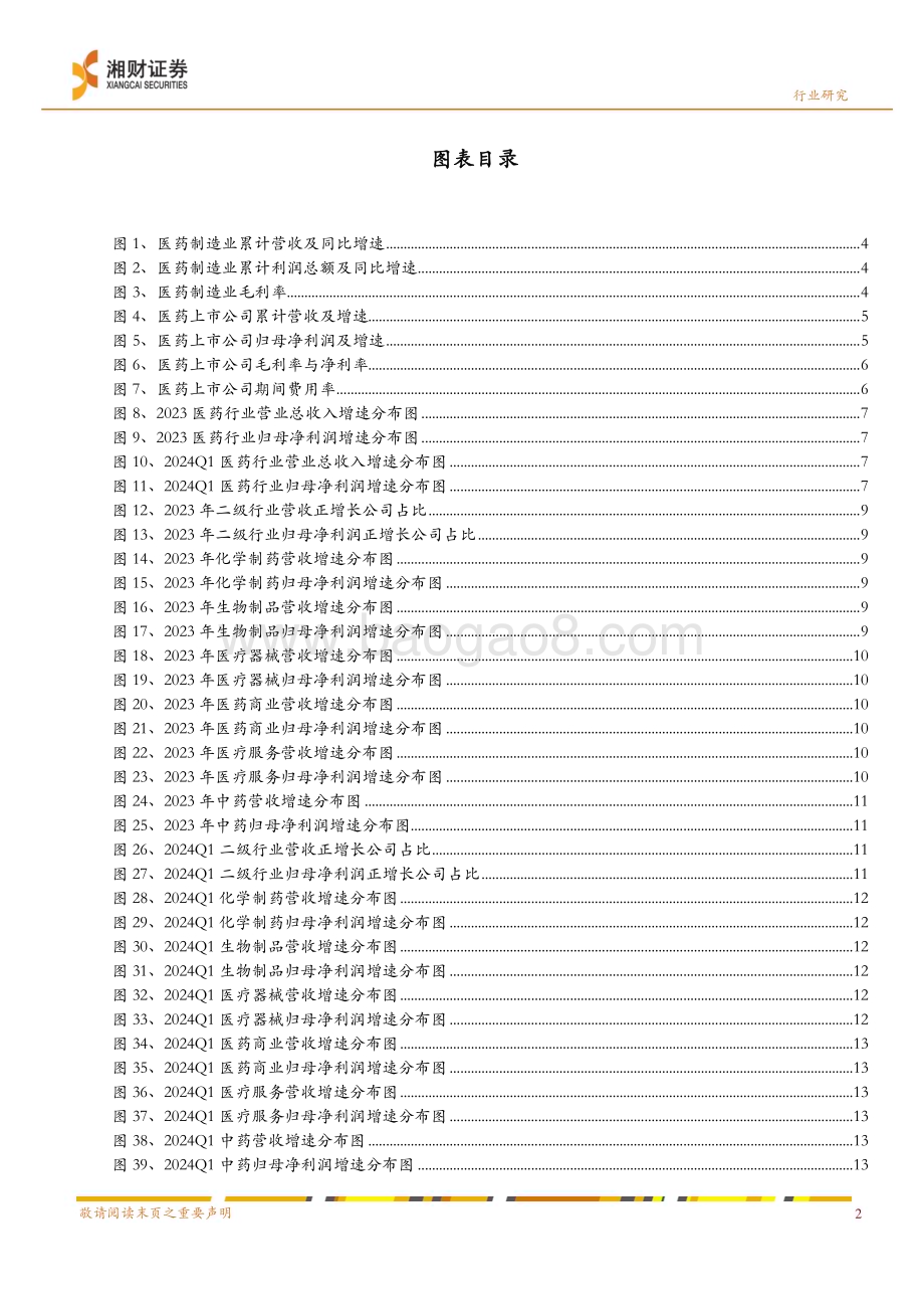 20240512_湘财证券_中药行业2023&2024Q1业绩分析：政策持续显效业绩不断兑现_24页.pdf_第4页