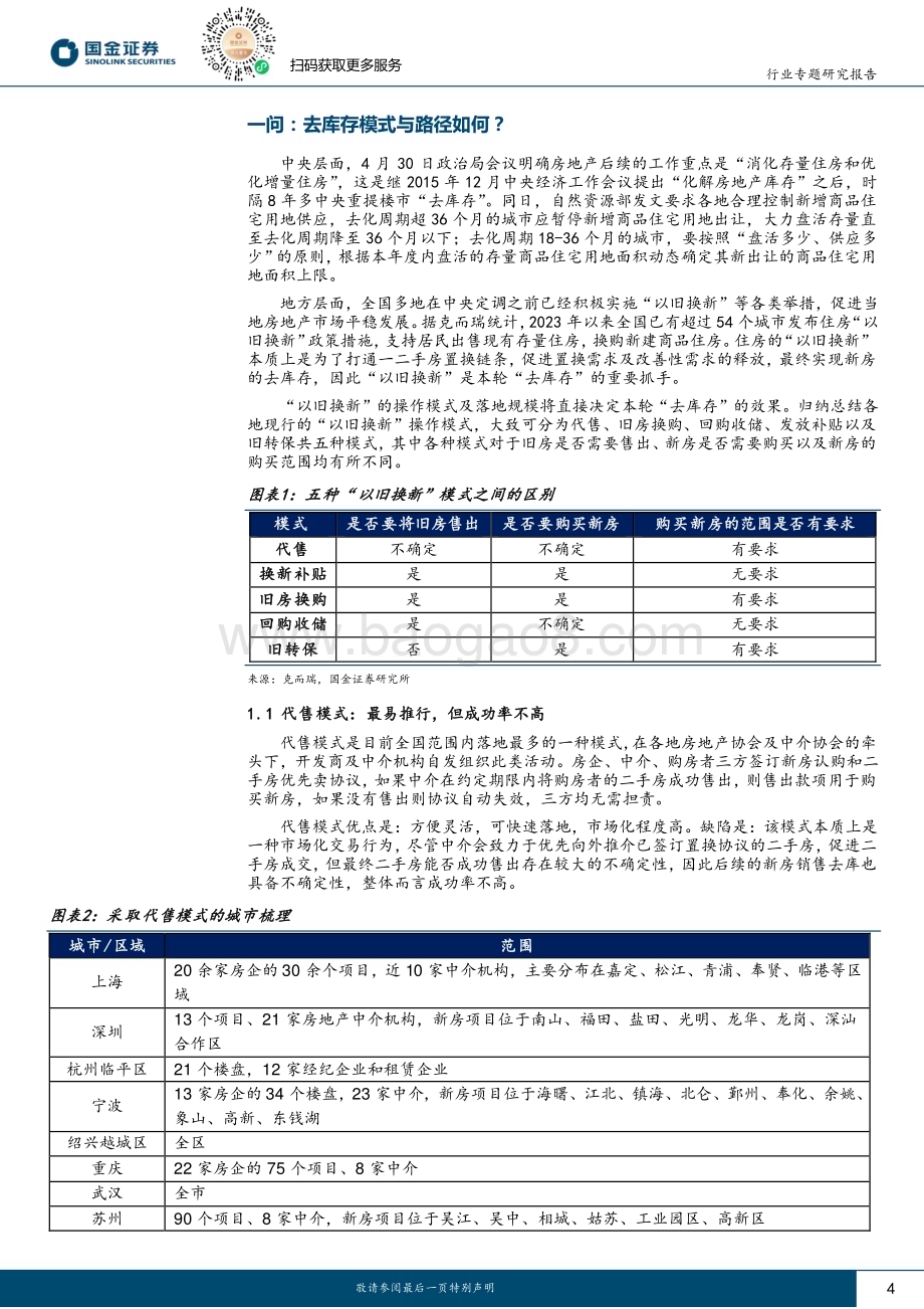 20240515_国金证券_房地产行业专题研究报告：四问去库存再Call地产股底部已现_18页.pdf_第4页