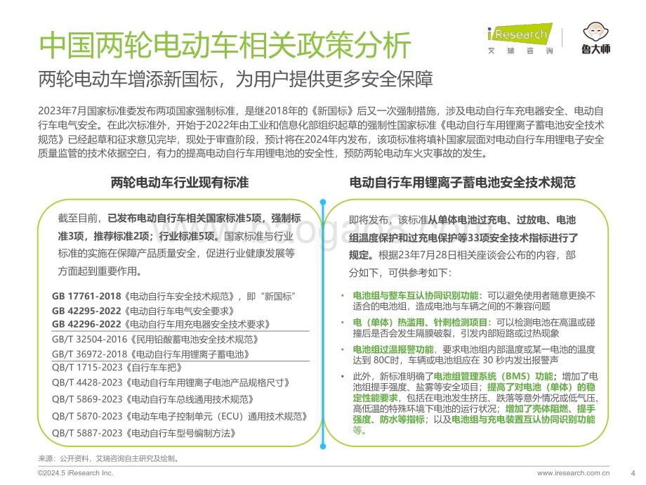 20240509_艾瑞咨询_2024年中国两轮电动车行业研究_53页.pdf_第4页