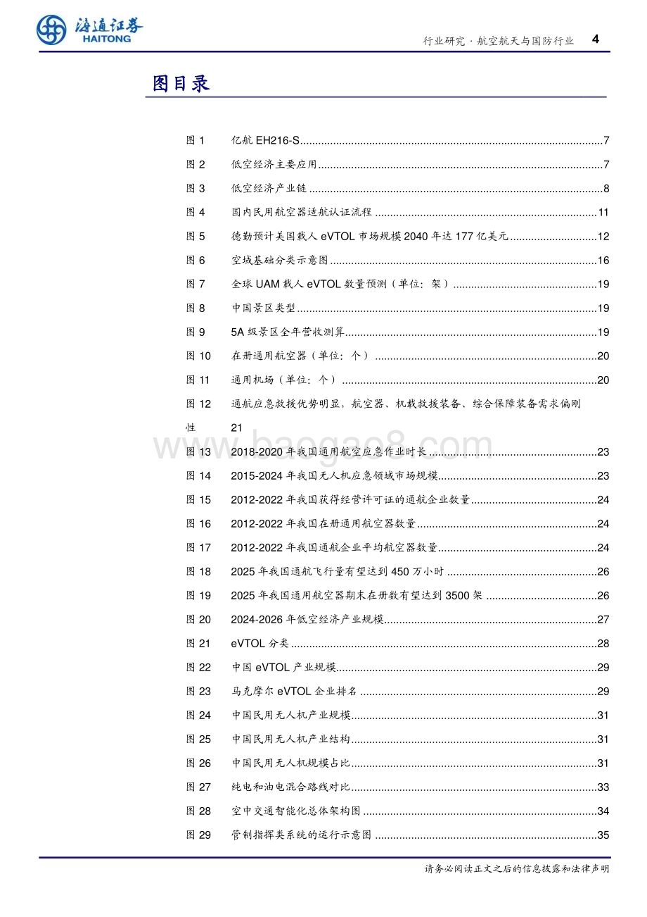 20240506_海通证券_航空航天与国防行业低空经济的多元化发展：技术融合、市场潜力与监管挑战_57页.pdf_第4页