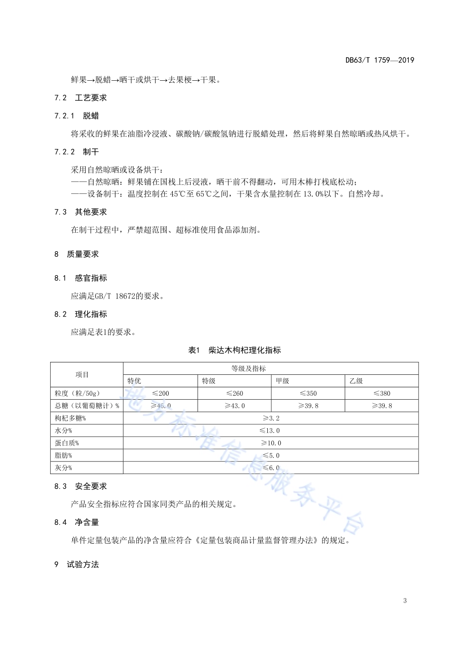 地理标志产品 柴达木枸杞DB63／T1759-2019.pdf_第5页
