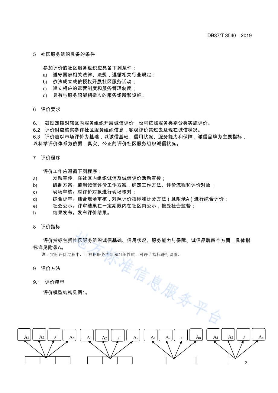 社区服务组织诚信评价通则DB37／T 3540-2019.pdf_第5页