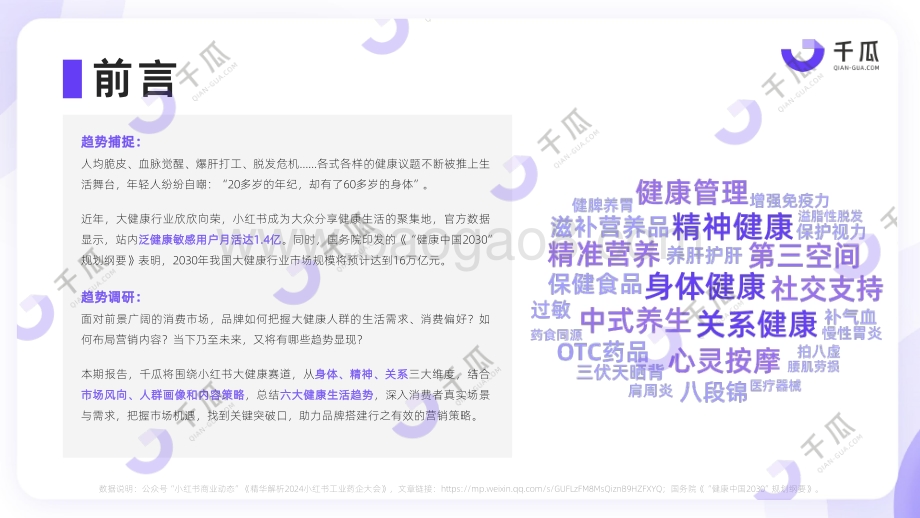 20240516_千瓜数据_大健康行业：2024年健康生活趋势研究报告_20页.pdf_第2页