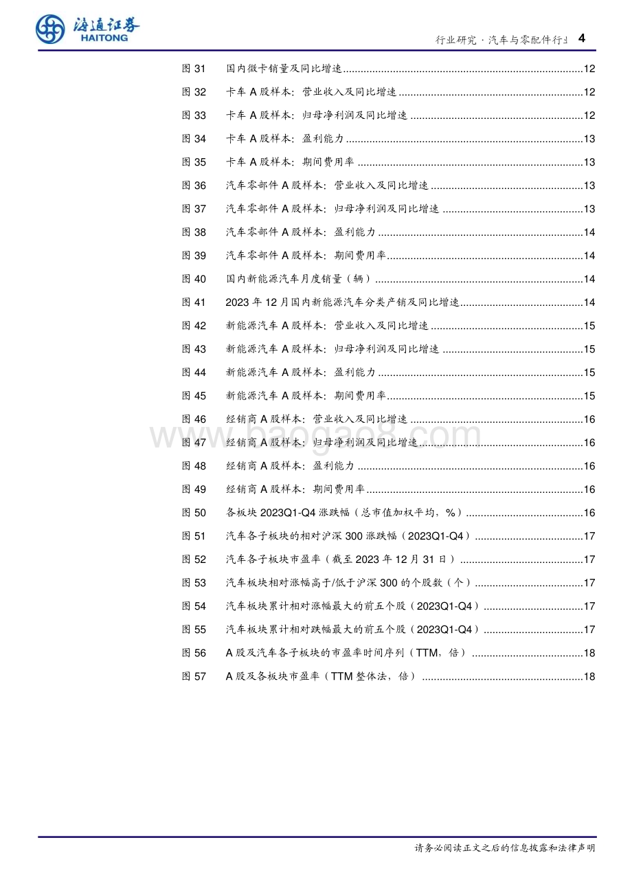 20240513_海通证券_汽车行业2023年年度总结：价格战持续影响行业盈利能力汽车产销在修复中创出新高_20页.pdf_第4页