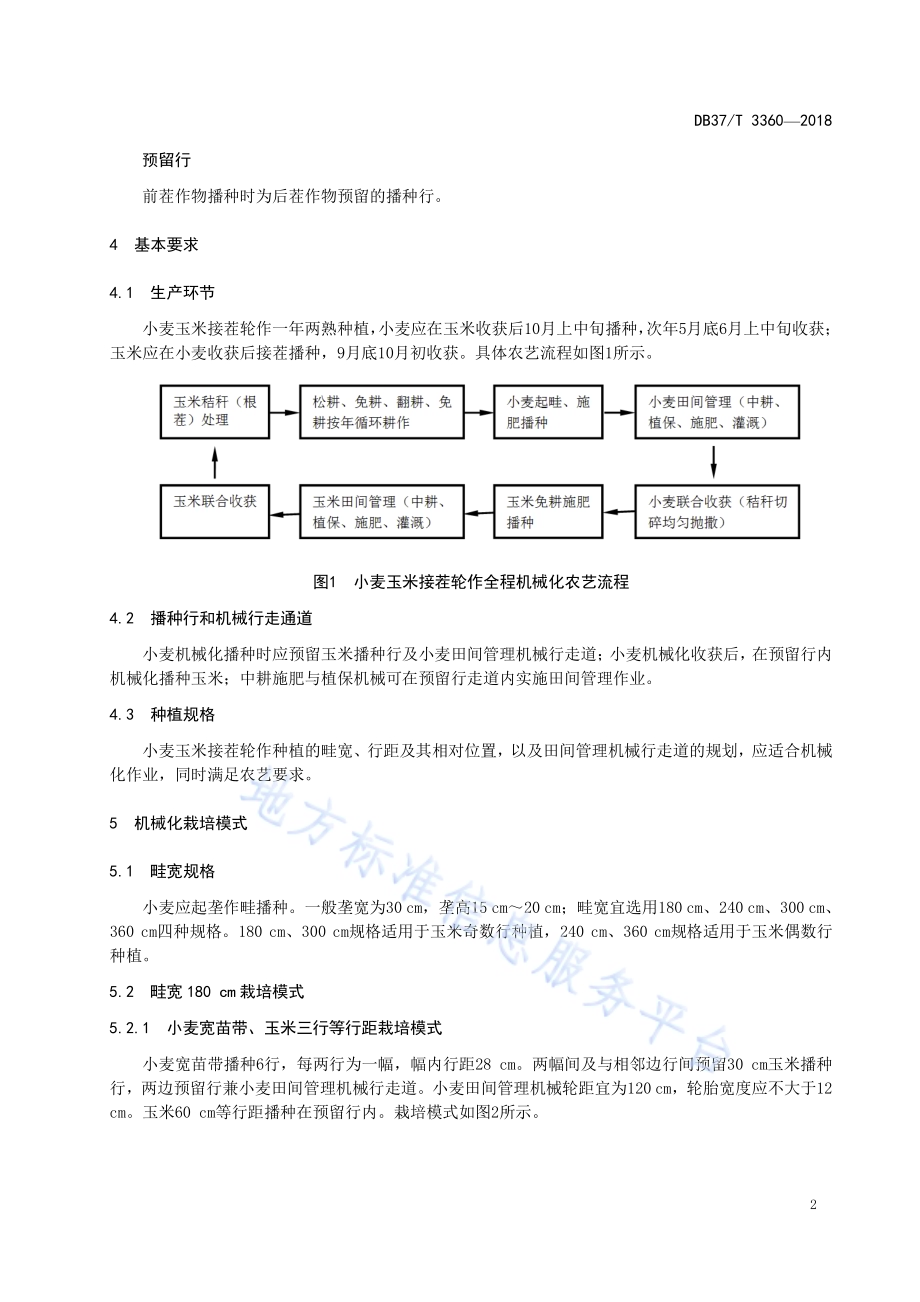 黄淮海小麦玉米全程机械化栽培技术规程DB37／T 3360-2018.pdf_第4页
