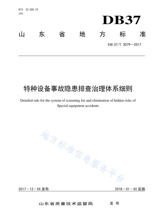 特种设备事故隐患排查治理体系细则DB37／T 3079-2017.pdf