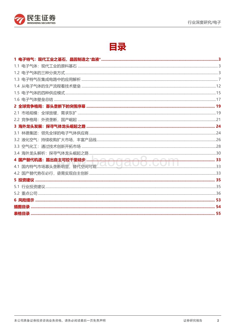 深度报告-20230113-民生证券-半导体电子特气深度报告_电子制造之_血液_国产替代浪潮将至_56页_4mb.pdf_第2页