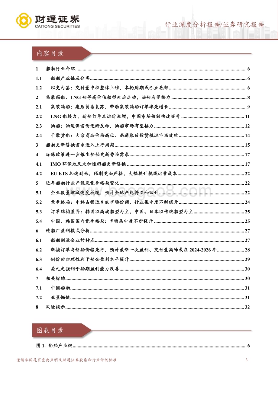 深度报告-20230120-财通证券-机械设备行业深度分析报告_新一轮大周期重启_船舶制造扬帆起航_33页_2mb.pdf_第3页