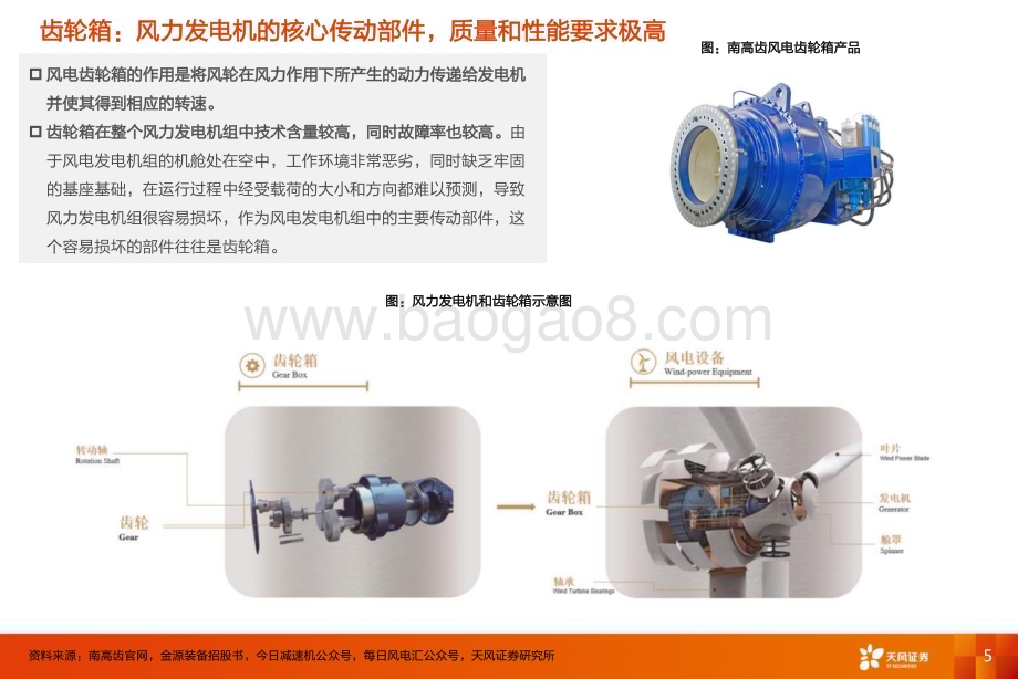 深度报告-20230215-天风证券-电气设备行业风电齿轮箱_大型化和技术路线演进带来行业新机会_零部件公司积极扩产受益需求释放_24页_1mb (1).pdf_第5页