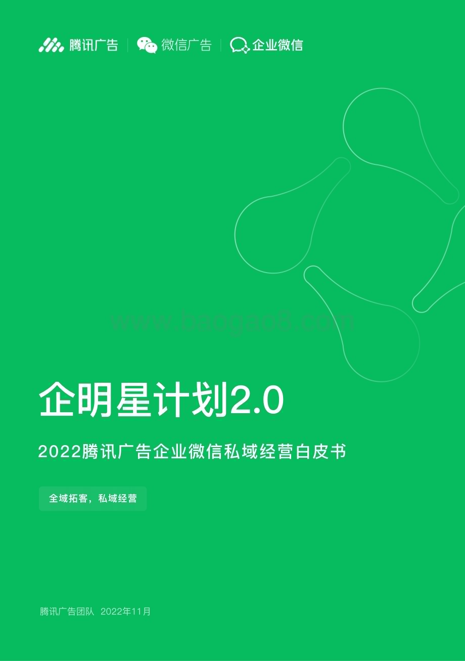 腾讯广告：2022腾讯广告企业微信私域经营白皮书_48页_1mb.pdf_第1页