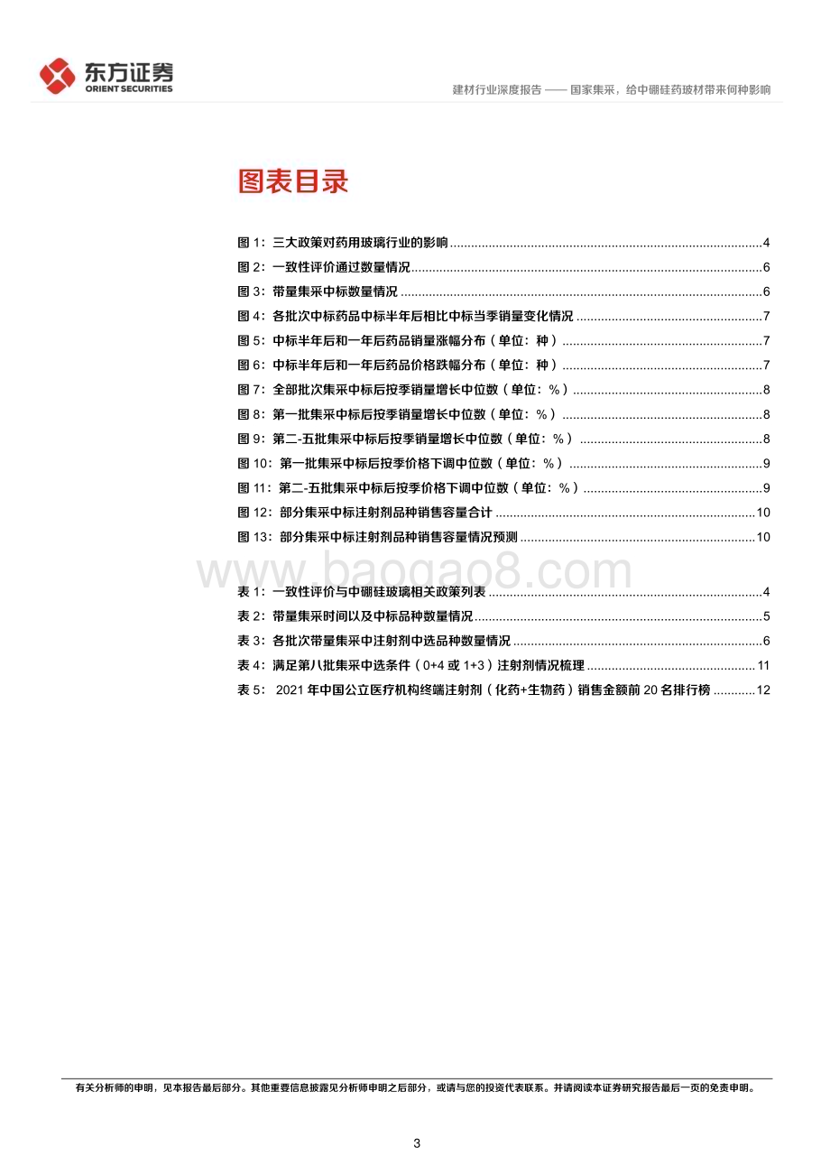 深度报告-20221207-东方证券-药用玻璃行业报告_国家集采_给中硼硅药玻材带来何种影响_18页_569kb.pdf_第3页
