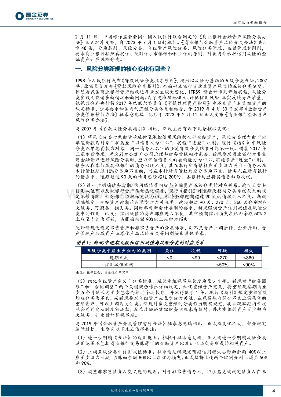 20230213-国金证券-固定收益专题报告_五级分类_新规落地_影响几何__17页_2mb (1).pdf_第4页