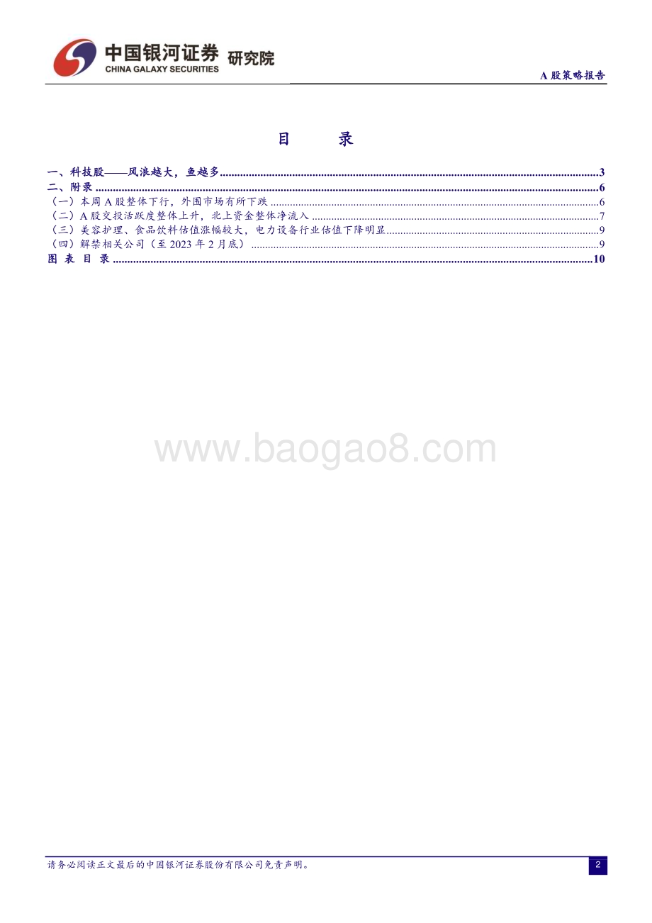 20230218-中国银河-A股策略报告_科技股-风浪越大_鱼越多_11页_1mb (1).pdf_第2页