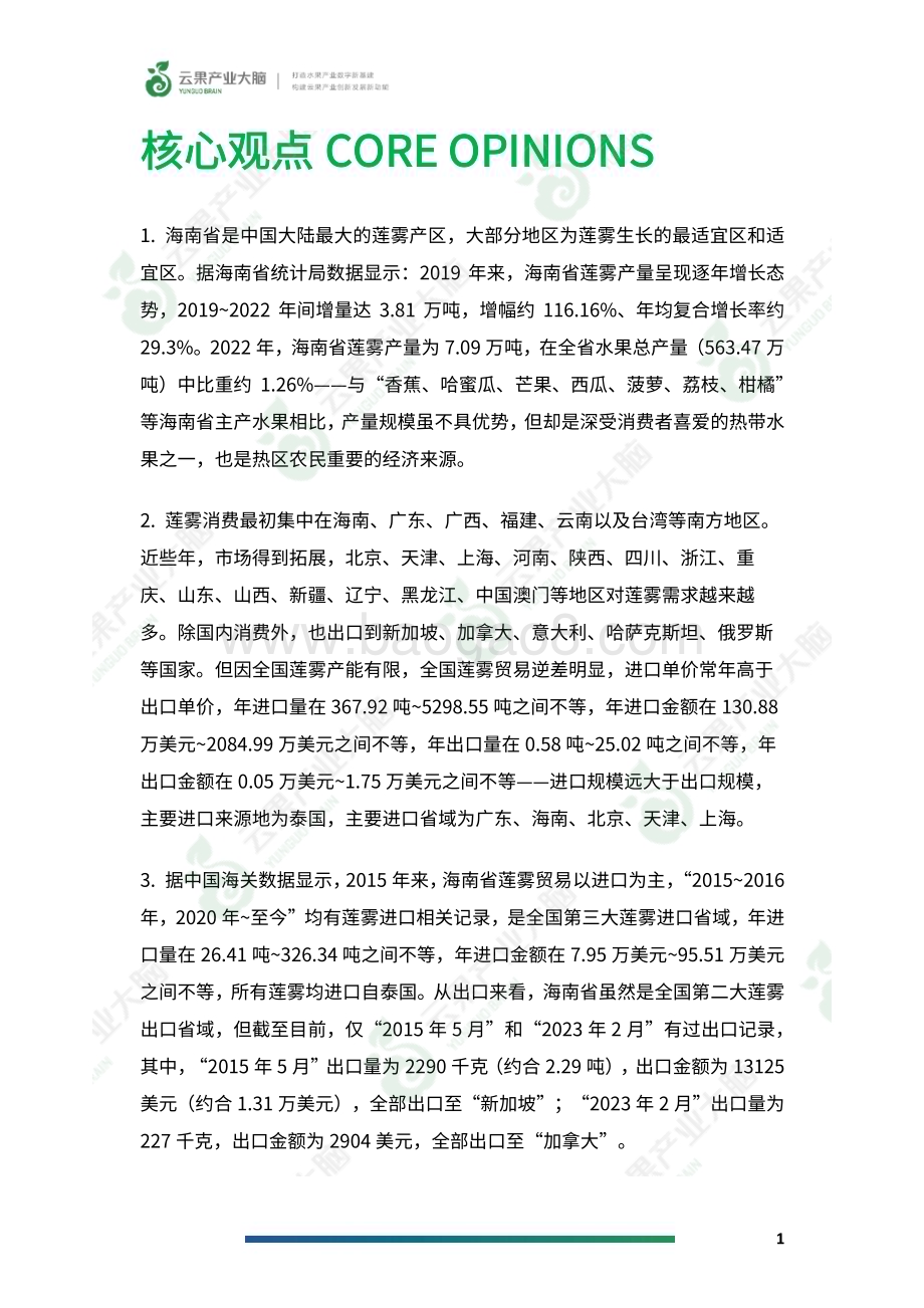 云果-2023年海南省莲雾产业数据分析报告_17页_2mb.pdf_第3页