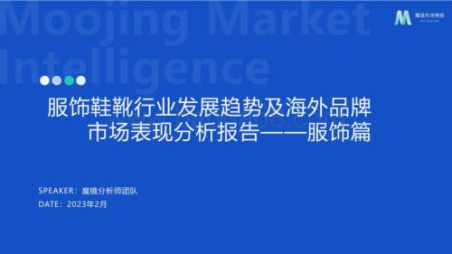 魔镜市场情报：2023年服饰鞋靴行业发展趋势及海外品牌市场分析报告_35页_3mb.pdf
