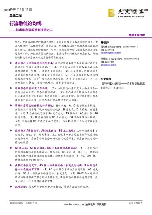 技术形态选股系列报告之二：行流散徙论均线-20180311-光大证券-31页-2mb.pdf