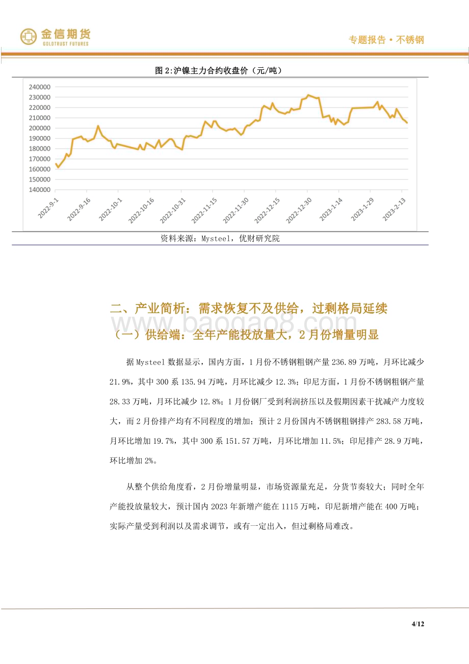 20230217-金信期货-不锈钢·_专题报告_乍暖还寒时候_最难将息_12页_2mb.pdf_第4页