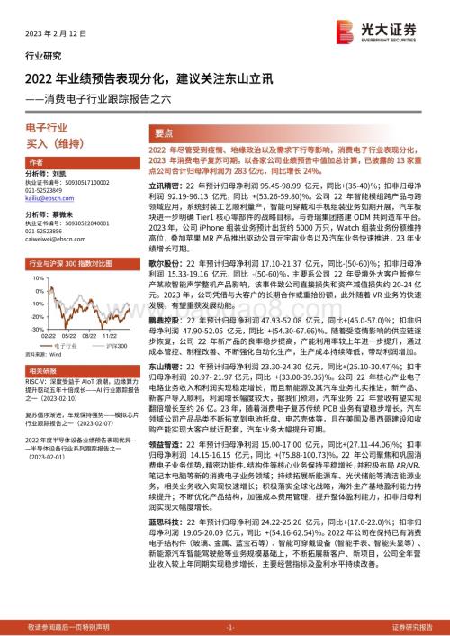 20230212-光大证券-消费电子行业跟踪报告之六_2022年业绩预告表现分化_建议关注东山立讯_5页_1mb.pdf