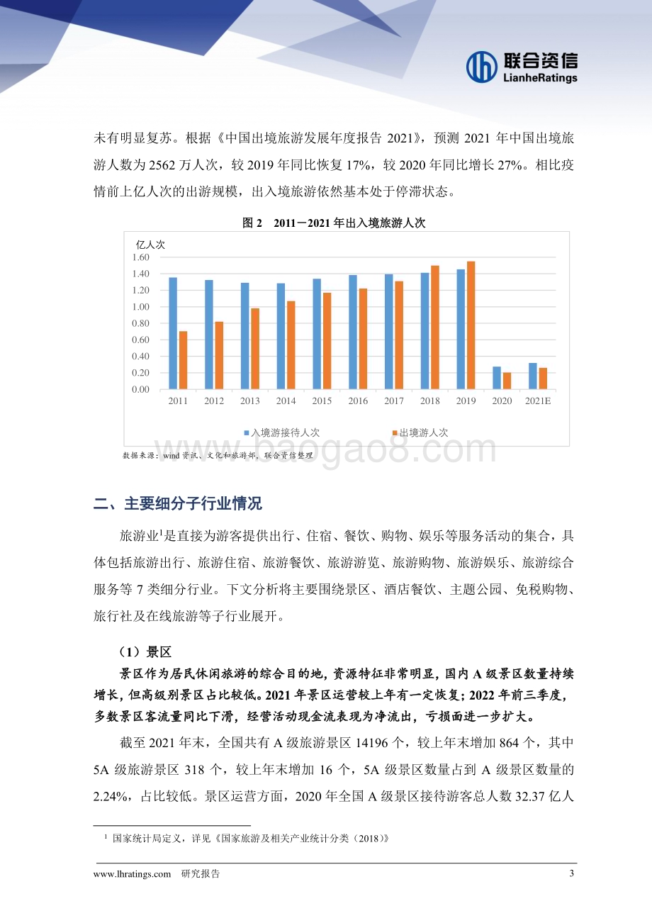 联合资信：2022年旅游行业信用风险总结与展望_16页_1mb.pdf_第3页