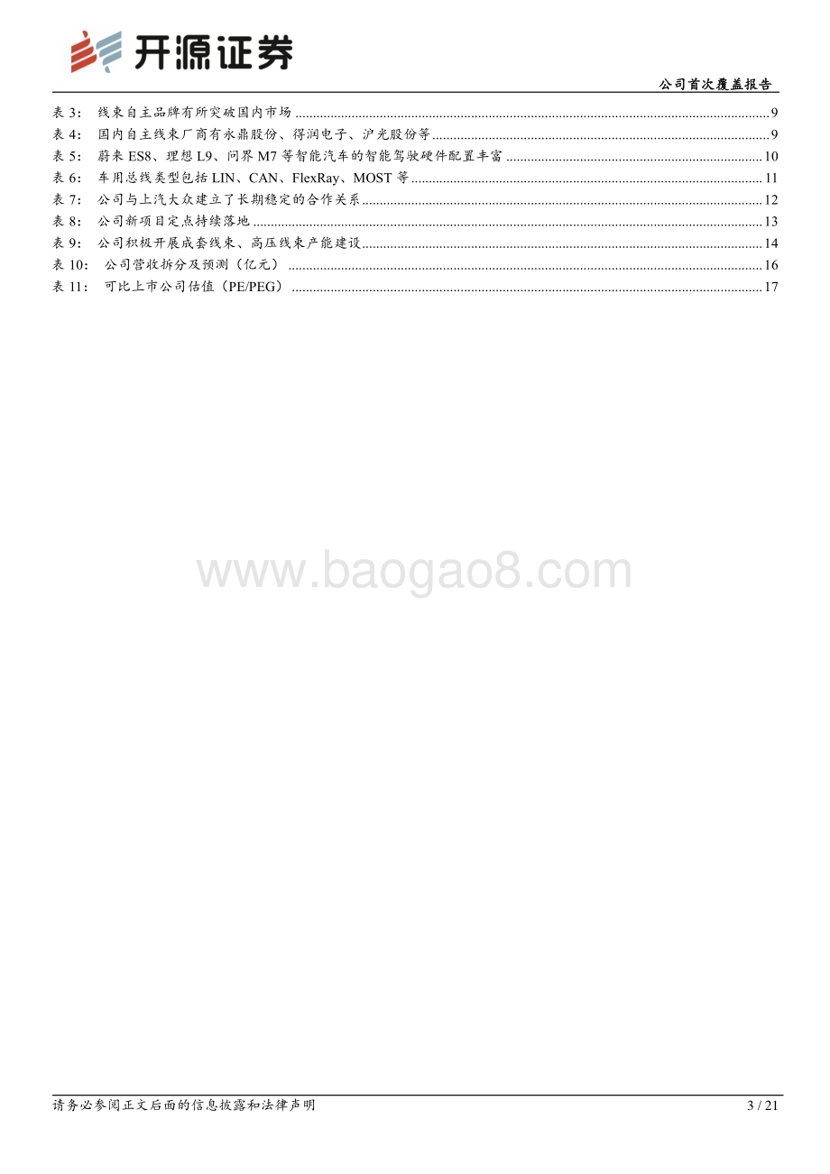 深度报告-20230106-开源证券-沪光股份-605333.SH-公司首次覆盖报告_客户结构持续优化_电动智能化浪潮注入增长动力_21页_2mb.pdf_第3页