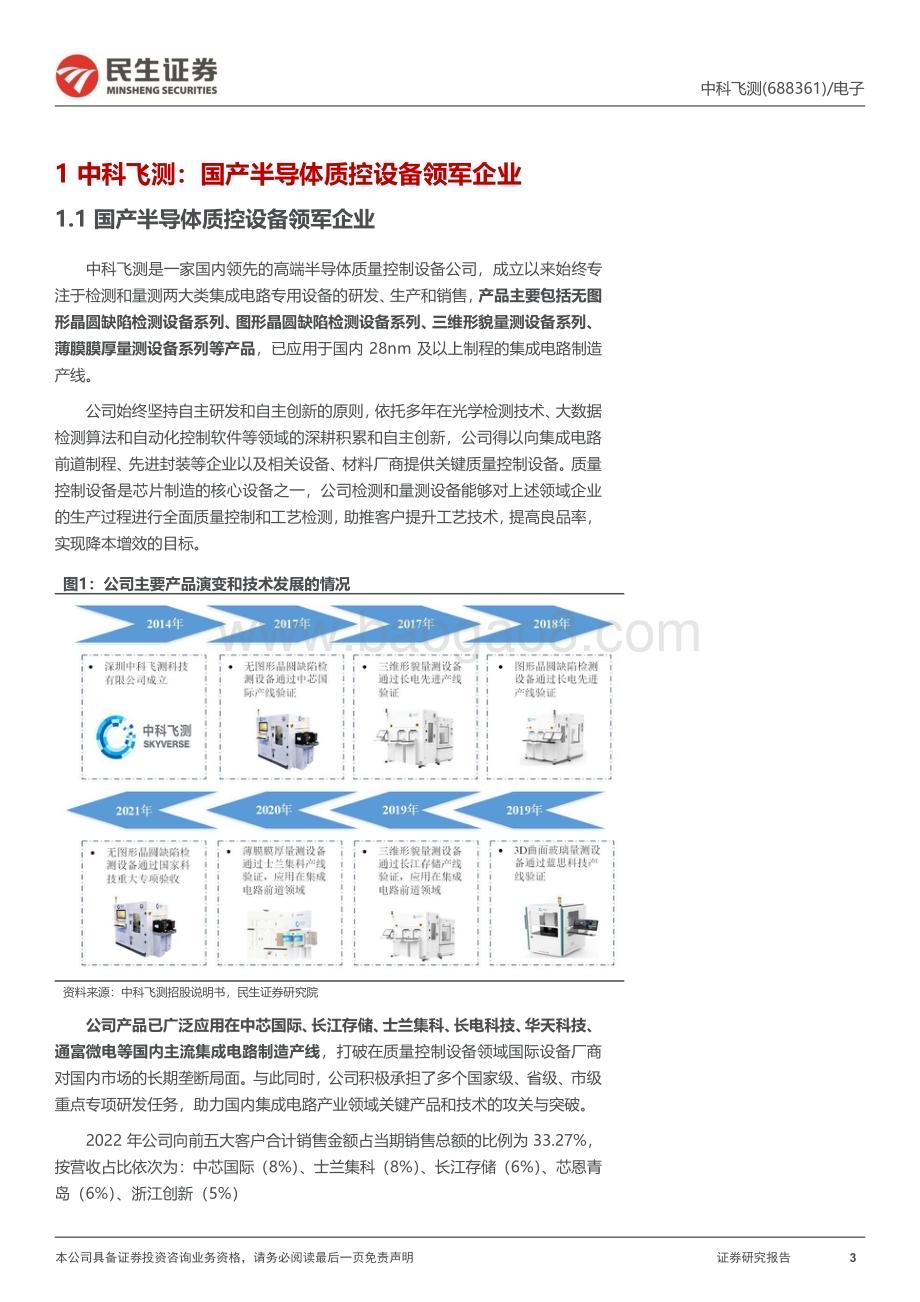 20230517-民生证券-中科飞测-688361.SH-新股研究报告_专注半导体质控设备_国产破局现曙光_35页_3mb.pdf_第3页