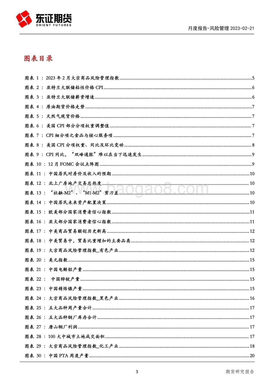 20230221-东证期货-风险管理月度报告_通胀回落不及预期下的避险_23页_3mb (1).pdf_第3页