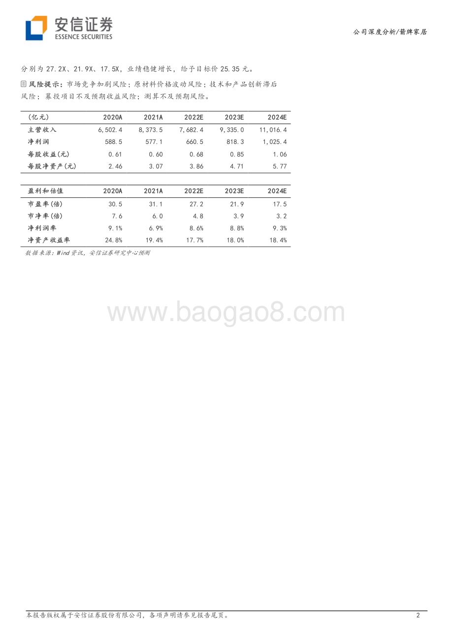 深度报告-20230210-安信证券-箭牌家居-001322.SZ-国货卫浴龙头崛起_智能马桶东风渐暖_30页_2mb (1).pdf_第2页
