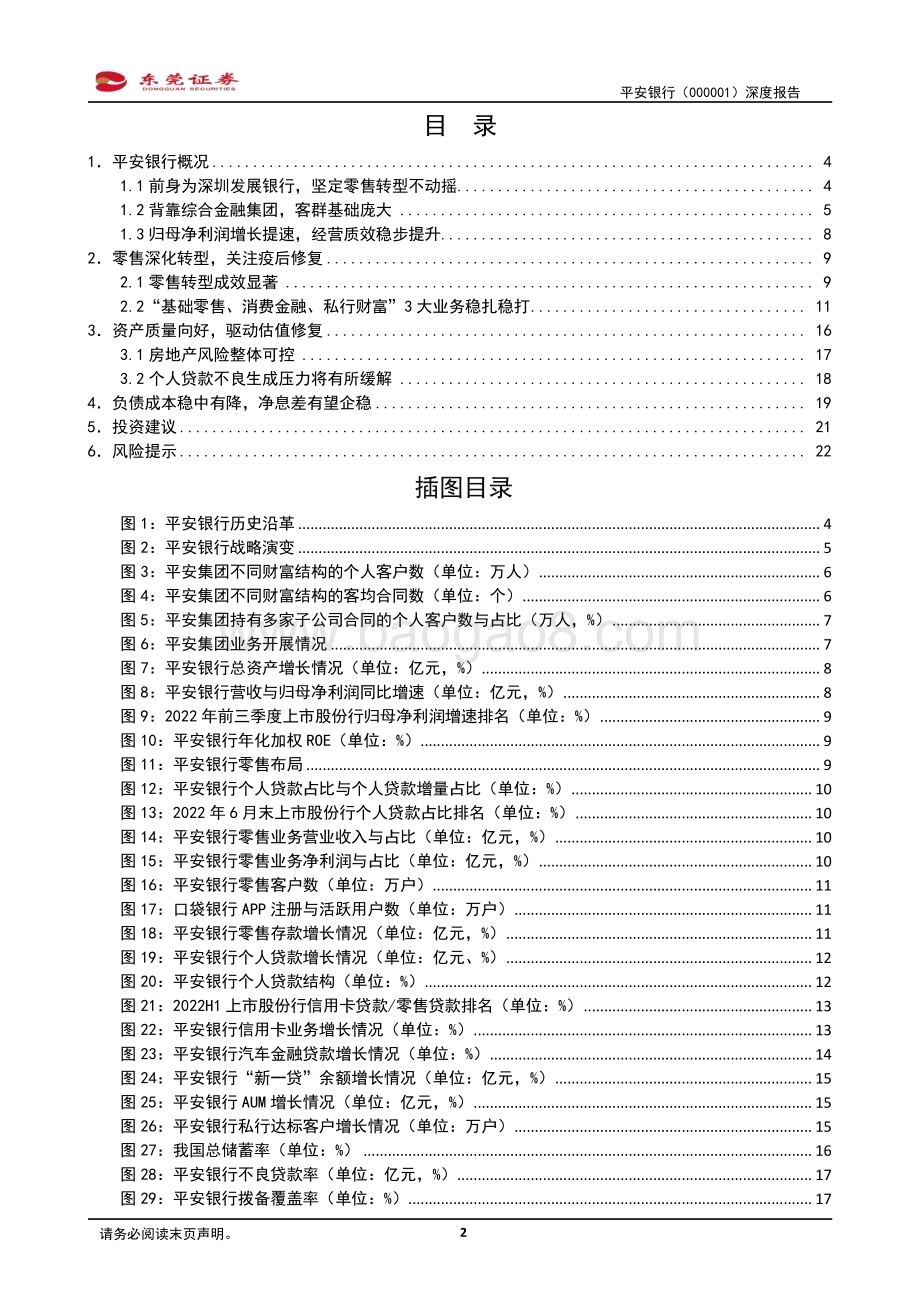 深度报告-20230216-东莞证券-平安银行-000001.SZ-深度报告_把握修复主线_静候春暖花开_24页_1mb.pdf_第2页